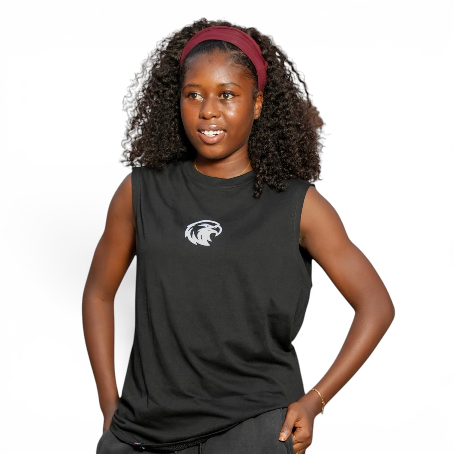 Débardeur Oversize Performance – Black Eagle