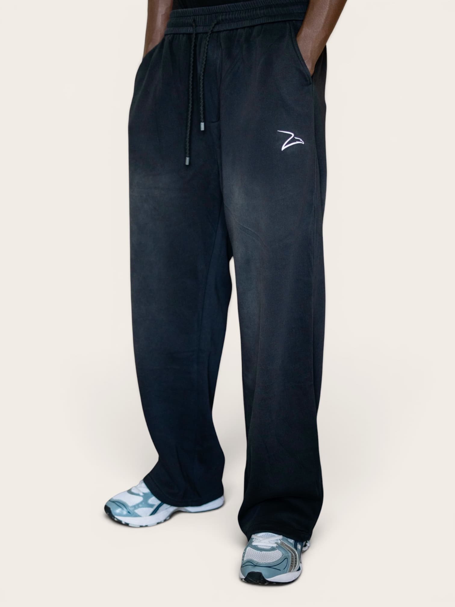 Pantalon Oversize Eagle Fit – Noir Délavé
