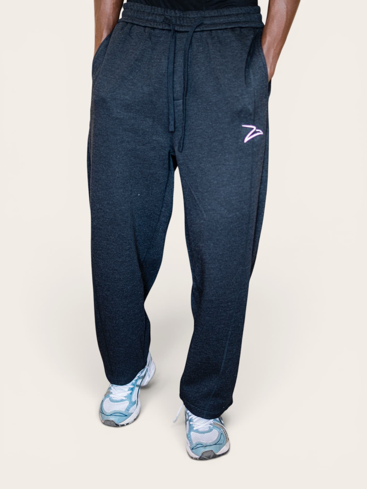 Pantalon Jogger Oversize Eagle Fit – Gris Anthracite