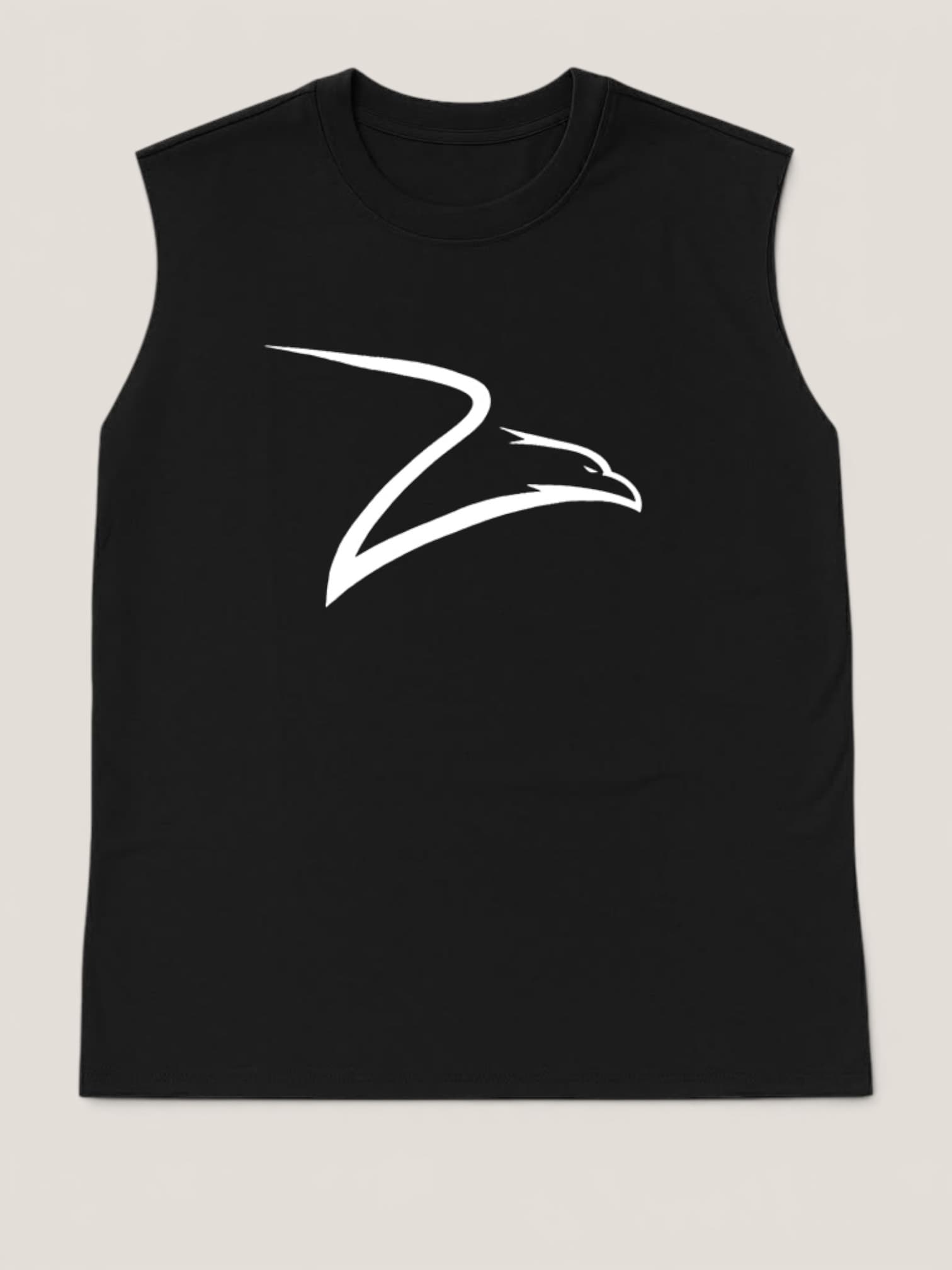 Tank Top Graphic Noir Épuré – Eagle Fit